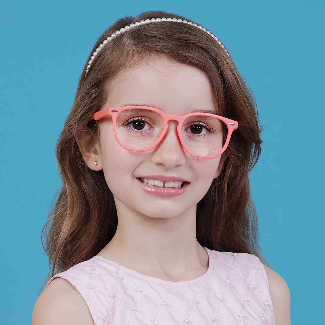Armação óculos de grau infantil laranja 1338 6-12 anos