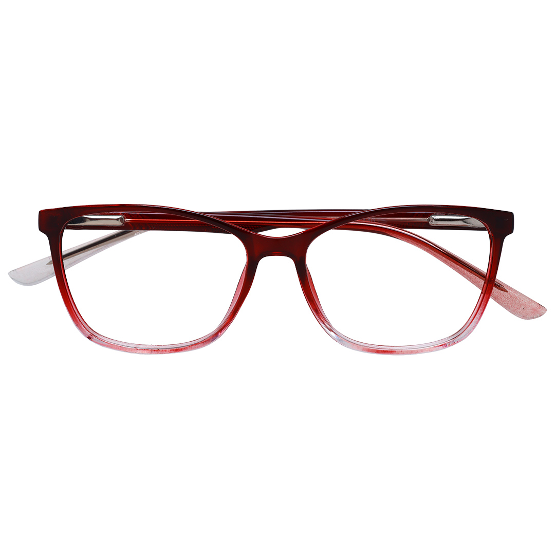 Óculos de Grau Retangular Feminino Vinho 1973