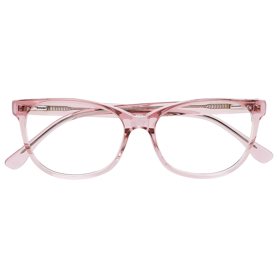 Óculos de Grau Feminino Retangular Rosa 1924