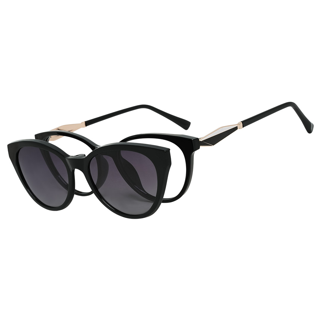 Óculos Clipon Gatinho Feminino Eva 2342 