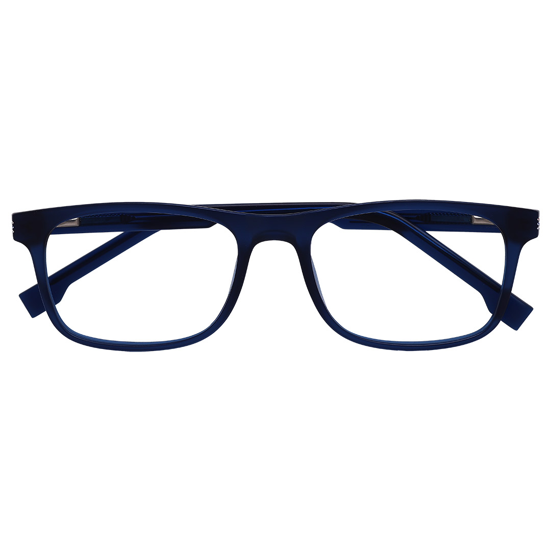 Armação de Óculos Retangular Masculino 2253 Azul
