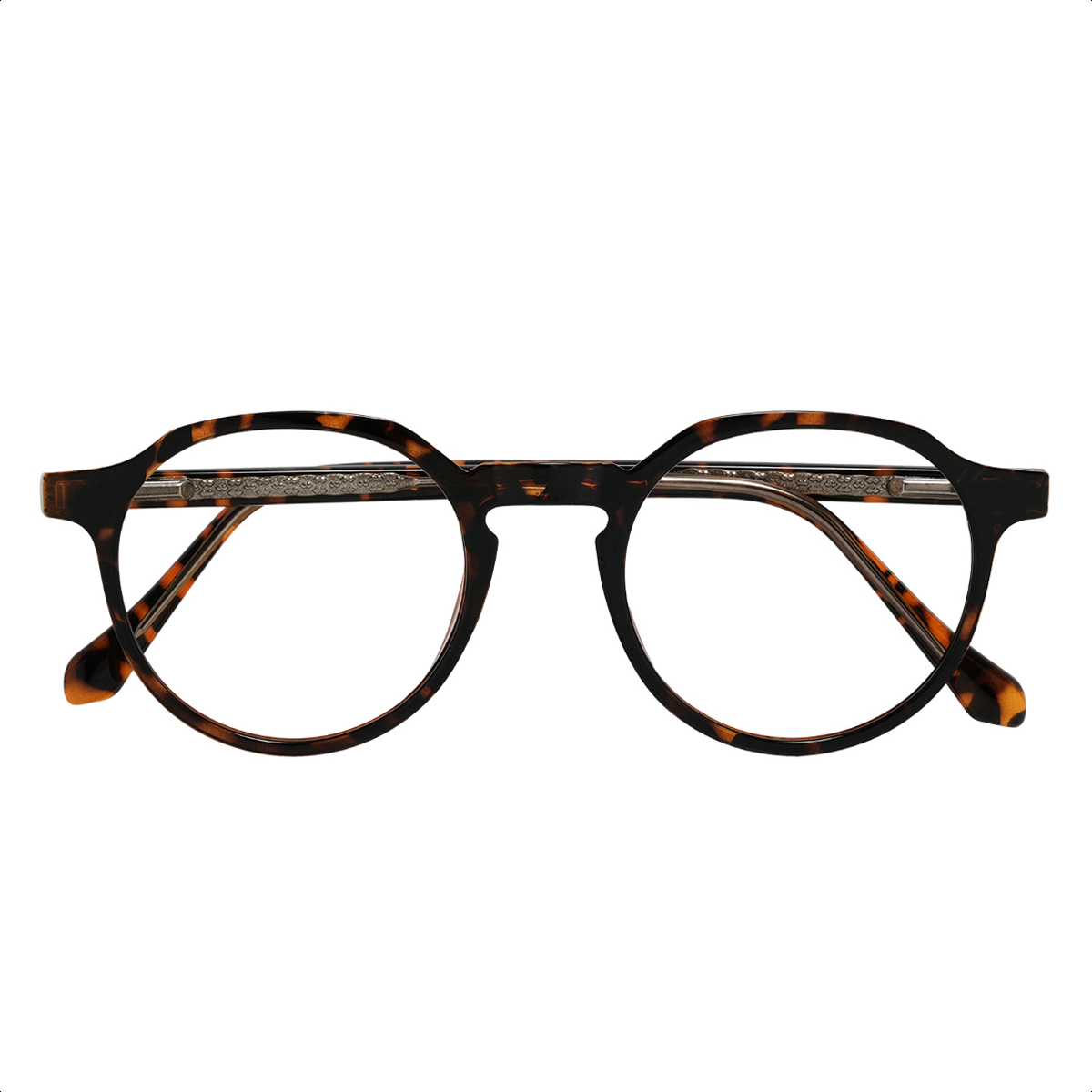 Óculos Clipon Feminino Redondo 2584 Tartaruga